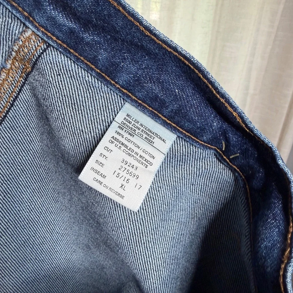 Vintage Rocky Mountain Rockies Western Jeans High Rise‎ Bareback 15/16 XL Tall